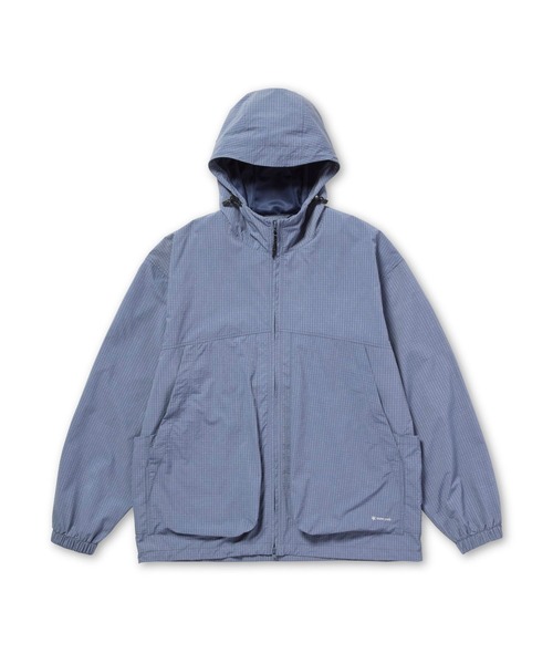 Snow Peak(スノーピーク)の「Snow Peak / KASURI Ripstop Jacket リップストップジャケット(マウンテンパーカー・メンズ・ダークパープル/ライトブルー/ブラック・M/L/S/XL)」の18枚目の写真