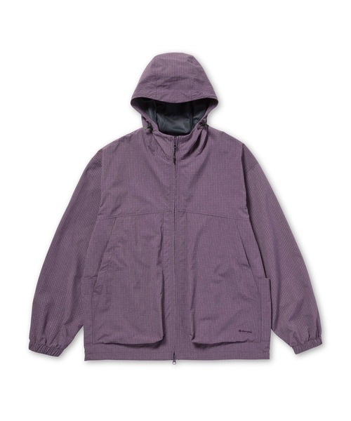 Snow Peak(スノーピーク)の「Snow Peak / KASURI Ripstop Jacket リップストップジャケット(マウンテンパーカー・メンズ・ダークパープル/ライトブルー/ブラック・M/L/S/XL)」の19枚目の写真