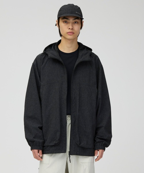 Snow Peak(スノーピーク)の「Snow Peak / KASURI Ripstop Jacket リップストップジャケット(マウンテンパーカー・メンズ・ダークパープル/ライトブルー/ブラック・M/L/S/XL)」の7枚目の写真