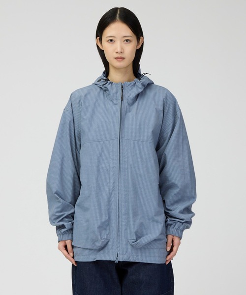 Snow Peak(スノーピーク)の「Snow Peak / KASURI Ripstop Jacket リップストップジャケット(マウンテンパーカー・メンズ・ダークパープル/ライトブルー/ブラック・M/L/S/XL)」の8枚目の写真