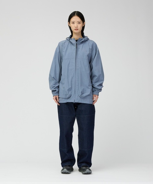 Snow Peak(スノーピーク)の「Snow Peak / KASURI Ripstop Jacket リップストップジャケット(マウンテンパーカー・メンズ・ダークパープル/ライトブルー/ブラック・M/L/S/XL)」の5枚目の写真