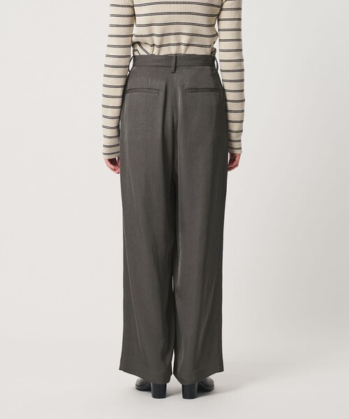 BEAUTY&YOUTH UNITED ARROWS(ビューティーアンドユースユナイテッドアローズ)の「アセテート 2タック ワイドストレートパンツ ウォッシャブル(その他パンツ・レディース・ブラック/ダークグレー・XS/M/S)」の9枚目の写真