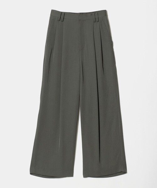 BEAUTY&YOUTH UNITED ARROWS(ビューティーアンドユースユナイテッドアローズ)の「アセテート 2タック ワイドストレートパンツ ウォッシャブル(その他パンツ・レディース・ブラック/ダークグレー・XS/M/S)」の10枚目の写真