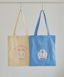 【Im Doraemon/アイム ドラえもん】フェイスプリントトートバッグ/エコバッグ《ドラえもん/ドラミちゃん》