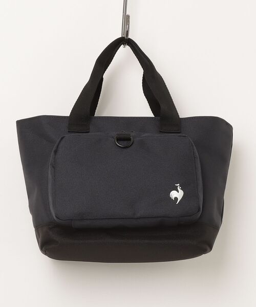 le coq sportif GOLF（ルコックスポルティフゴルフ）の「ルコックゴルフ　【fits-all series】カートバー取り付け可能 カートバッグ（トートバッグ・メンズ・ネイビー/ブラック/ホワイト・FREE）」の3枚目の写真
