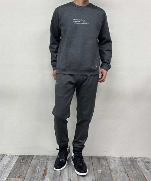 NICOLE CLUB FOR MEN(ニコルクラブフォーメン)の「【NICOLE SPORTS】ダンボールニットテックパンツ(その他パンツ・メンズ・ブラック/カーキ・M/XL/L)」の3枚目の写真