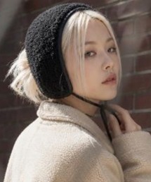Burner（バーナー）の「【Caburu（カブル）】チェック柄 ボアリボンイヤーマフ cab-earmuffs-1-12（イヤーマフ）」