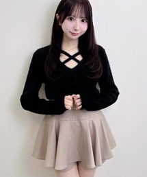 【WEB限定】フェザークロスニット