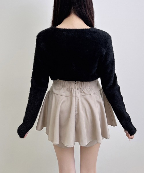 INGNI(イング)の「【WEB限定】フェザークロスニット(ニット/セーター・レディース・ボルドー/ピンク/チャコールグレー/ブラック/アイボリー・M)」の19枚目の写真