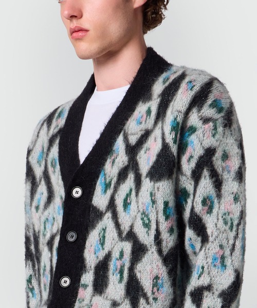 MSGM(エムエスジーエム)の「ブロッサムカード ジャカードカーディガン(カーディガン/ボレロ・メンズ・ブラック系・M)」の5枚目の写真