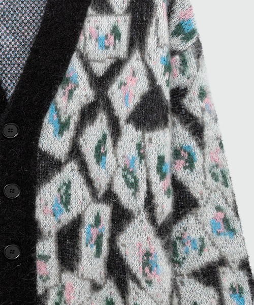MSGM(エムエスジーエム)の「ブロッサムカード ジャカードカーディガン(カーディガン/ボレロ・メンズ・ブラック系・M)」の6枚目の写真