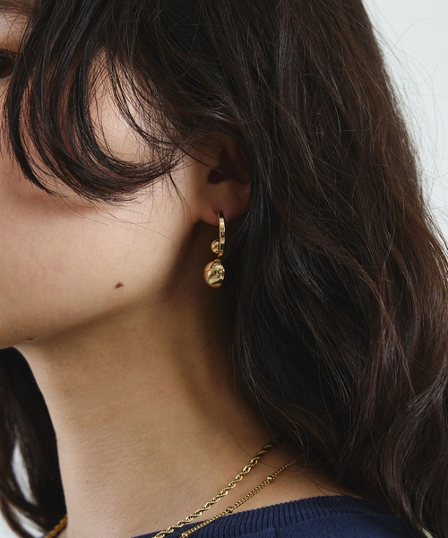 ROSE BUD(ローズバッド)の「BALL PIERCING(ピアス(両耳用)・レディース・ゴールド/シルバー・ONE SIZE)」の2枚目の写真