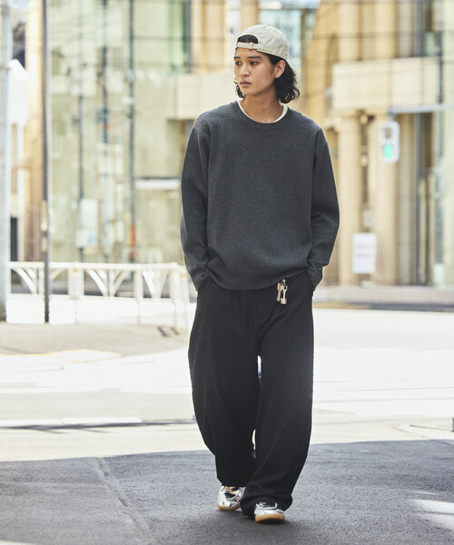 FREAK'S STORE(フリークスストア)の「バレルレッグ ワイドスラックス(スラックス・メンズ・ブラウン/その他13/ブラック/グレー・MEDIUM/LARGE)」の18枚目の写真