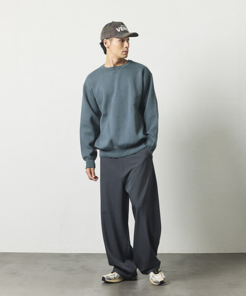 FREAK'S STORE(フリークスストア)の「バレルレッグ ワイドスラックス(スラックス・メンズ・ブラウン/その他13/ブラック/グレー・MEDIUM/LARGE)」の9枚目の写真