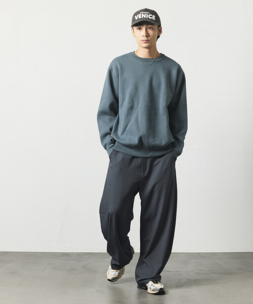 FREAK'S STORE(フリークスストア)の「バレルレッグ ワイドスラックス(スラックス・メンズ・ブラウン/その他13/ブラック/グレー・MEDIUM/LARGE)」の10枚目の写真