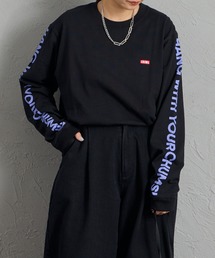 【WEB限定】[CHUMS/チャムス] HWYC 袖プリント ロングスリーブTシャツ