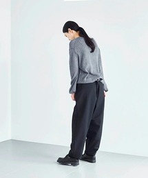 パンツ "oval" wool serge