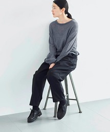 パンツ "oval" wool serge