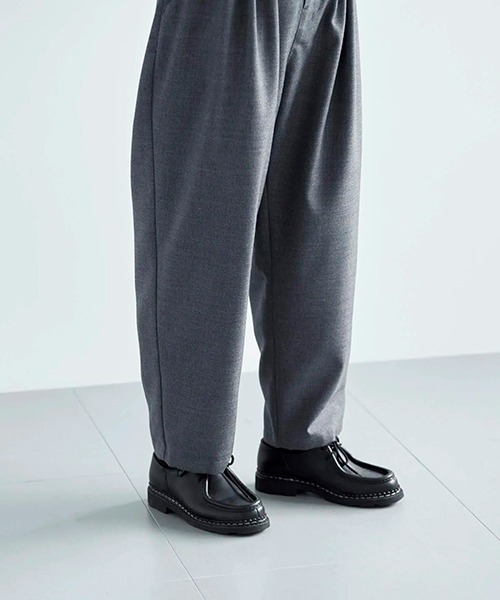 HAU(ハウ)の「パンツ "oval" wool serge(その他パンツ・レディース・グレー/ブラック・FREE)」の3枚目の写真