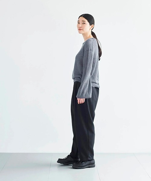 HAU(ハウ)の「パンツ "oval" wool serge(その他パンツ・レディース・グレー/ブラック・FREE)」の9枚目の写真