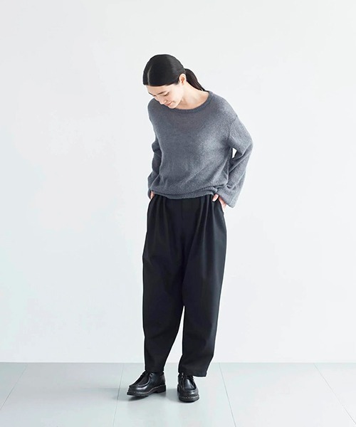 HAU(ハウ)の「パンツ "oval" wool serge(その他パンツ・レディース・グレー/ブラック・FREE)」の10枚目の写真