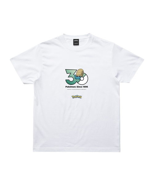 ZOZOSPOT(ゾゾスポット)の「Pokemon 30th Anniversary 1025 T-shirt 「オムナイト」(Tシャツ/カットソー・レディース・ホワイト・SMALL/MEDIUM/LARGE/X-LARGE/XX-LARGE/XXX-LARGE/110cm/100cm/120cm/130cm/140cm/150cm/160cm)」の1枚目の写真