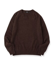 【干場義雅×DRESSTERIOR】ウールカシミヤクルーネックニット