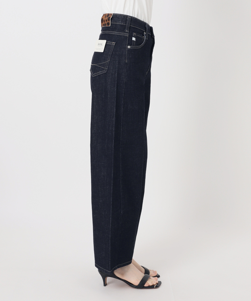 Spick & Span(スピックアンドスパン)の「《追加3》SOMETHING for SS 別注 HANA CURVE TAPERD(デニムパンツ・レディース・ブラウン/ネイビー・X-SMALL/SMALL/MEDIUM)」の7枚目の写真