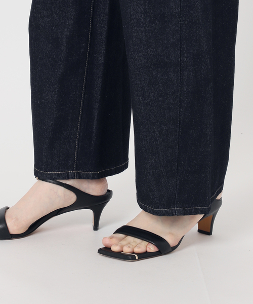 Spick & Span(スピックアンドスパン)の「《追加3》SOMETHING for SS 別注 HANA CURVE TAPERD(デニムパンツ・レディース・ブラウン/ネイビー・X-SMALL/SMALL/MEDIUM)」の11枚目の写真