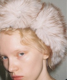 Carmelo（カーメロ）の「Piercing Flight Fur Cap / ピアスファーキャップ（ハット）」