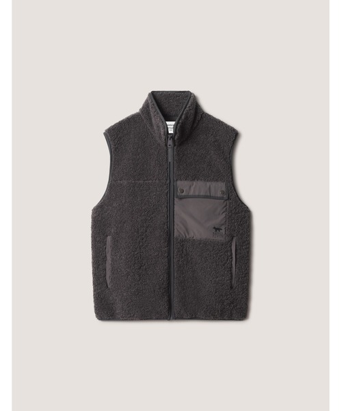 Maison Kitsune(メゾンキツネ)の「FLEECE SLEEVELESS JACKET(その他アウター・メンズ・グレー系その他・XS/XL/L/M/S)」の1枚目の写真