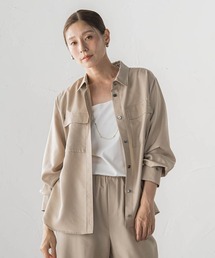 【SETUP対応】"Light & Soft Suede"スェードシャツ