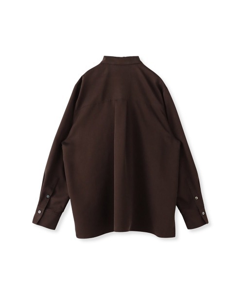 la.f…(ラエフ)の「【SETUP対応】"Light & Soft Suede"スェードシャツ(シャツ/ブラウス・レディース・ブラック/ブラウン/キャメル・7号/9号)」の6枚目の写真