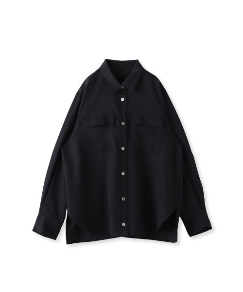 la.f…(ラエフ)の「【SETUP対応】"Light & Soft Suede"スェードシャツ(シャツ/ブラウス・レディース・ブラック/ブラウン/キャメル・7号/9号)」の8枚目の写真