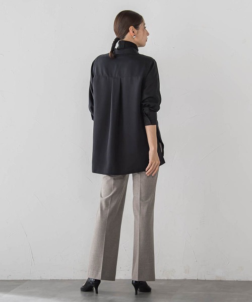 la.f…(ラエフ)の「【SETUP対応】"Light & Soft Suede"スェードシャツ(シャツ/ブラウス・レディース・ブラック/ブラウン/キャメル・7号/9号)」の18枚目の写真