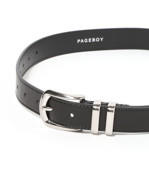 PAGEBOY（ページボーイ）の「クラシックモードベルト（ベルト・レディース・ブラック・FREE）」の3枚目の写真