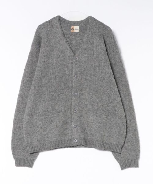 TOWNCRAFT(タウンクラフト)の「【TOWN CRAFT】tc26f010 mohair shaggy cardigan(カーディガン/ボレロ・メンズ・グレー/ブラウン/ブラック/グリーン・M/L)」の2枚目の写真