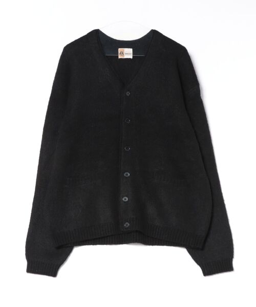 TOWNCRAFT(タウンクラフト)の「【TOWN CRAFT】tc26f010 mohair shaggy cardigan(カーディガン/ボレロ・メンズ・グレー/ブラウン/ブラック/グリーン・M/L)」の1枚目の写真