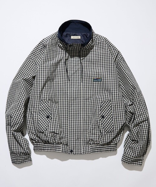 FREAK'S STORE(フリークスストア)の「限定展開 ナイロン チェック ブルゾン(ブルゾン・メンズ・ブラウン/ネイビー/ブラック・LARGE/MEDIUM/SMALL)」の4枚目の写真