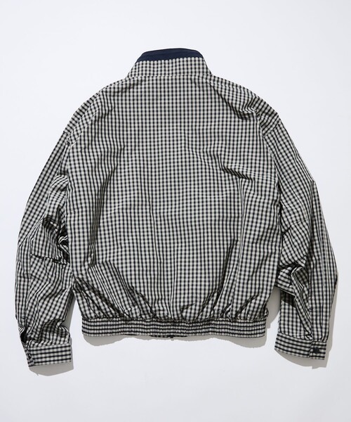 FREAK'S STORE(フリークスストア)の「限定展開 ナイロン チェック ブルゾン(ブルゾン・メンズ・ブラウン/ネイビー/ブラック・LARGE/MEDIUM/SMALL)」の5枚目の写真