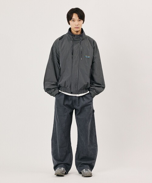 FREAK'S STORE(フリークスストア)の「限定展開 ナイロン チェック ブルゾン(ブルゾン・メンズ・ブラウン/ネイビー/ブラック・LARGE/MEDIUM/SMALL)」の18枚目の写真