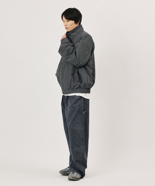FREAK'S STORE(フリークスストア)の「限定展開 ナイロン チェック ブルゾン(ブルゾン・メンズ・ブラウン/ネイビー/ブラック・LARGE/MEDIUM/SMALL)」の19枚目の写真