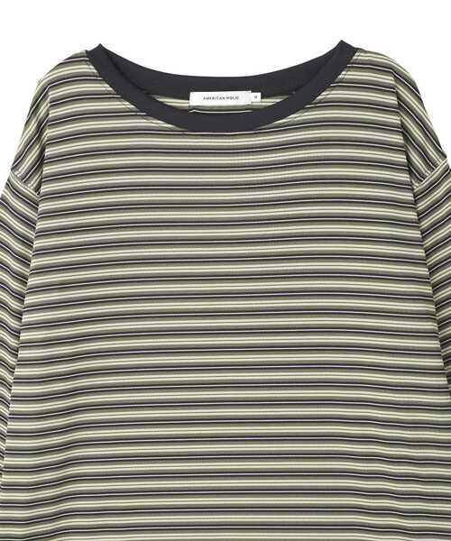 AMERICAN HOLIC(アメリカンホリック)の「マルチボーダーロンT(Tシャツ/カットソー・レディース・グリーン/ブラウン/レッド・L/M)」の14枚目の写真