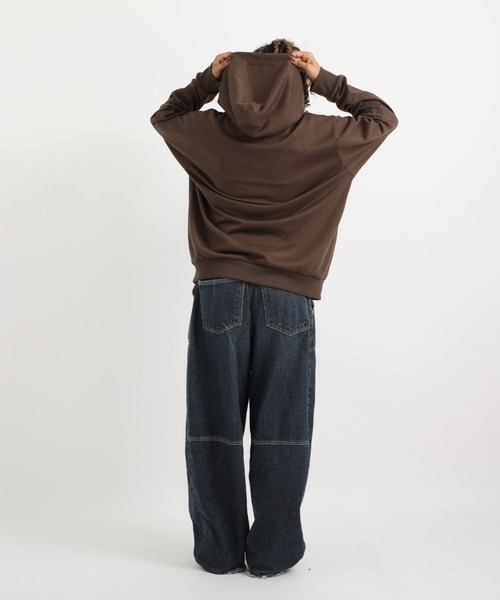 Manhattan Portage(マンハッタンポーテージ)の「SWEAT PARKA(パーカー・メンズ・ブラウン/ブラック/チャコール/アイボリー・LARGE/X-LARGE/MEDIUM/SMALL)」の10枚目の写真