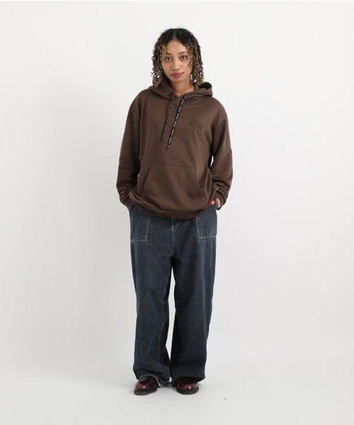 Manhattan Portage(マンハッタンポーテージ)の「SWEAT PARKA(パーカー・メンズ・ブラウン/ブラック/チャコール/アイボリー・LARGE/X-LARGE/MEDIUM/SMALL)」の9枚目の写真