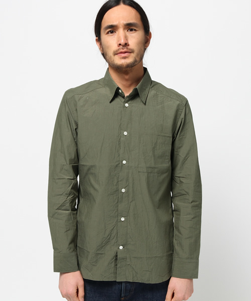 MYSELF ABAHOUSE（マイセルフアバハウス）の「ﾀｲﾌﾟﾗｲﾀｰﾚｷﾞｭﾗｰｶﾗｰSH（シャツ/ブラウス・メンズ・カーキ/ベージュ・LARGE/MEDIUM）」の2枚目の写真