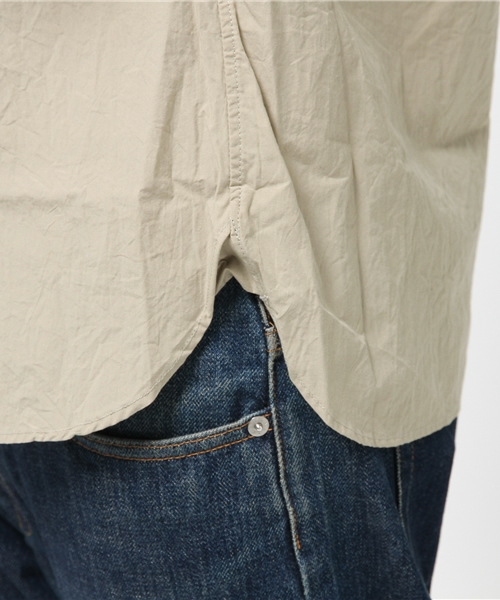 MYSELF ABAHOUSE（マイセルフアバハウス）の「ﾀｲﾌﾟﾗｲﾀｰﾚｷﾞｭﾗｰｶﾗｰSH（シャツ/ブラウス・メンズ・カーキ/ベージュ・LARGE/MEDIUM）」の4枚目の写真