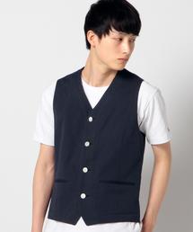 SHIPS | SC: SHIPS(シップス) 16SS シアサッカー ストレッチ ベスト(ベスト)