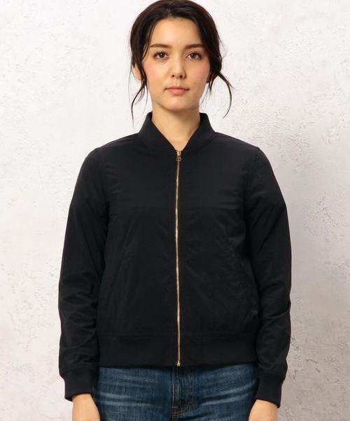 green label relaxing(グリーンレーベルリラクシング)の「CB N Onibegie MA-1 ① ブルゾン◆(MA-1・レディース・オフホワイト/オリーブ/ネイビー・40/38)」の13枚目の写真