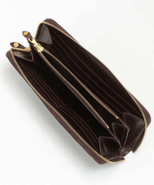 GLENROYAL（グレンロイヤル）の「【GLENROYAL/グレンロイヤル】ZIP AROUND LONG PURSE/ジップ付長財布（財布・メンズ・ブラウン/ダークブラウン/ブラック/ボルドー/ダークブルー/グレー/グリーン/ナチュラル・00）」の17枚目の写真